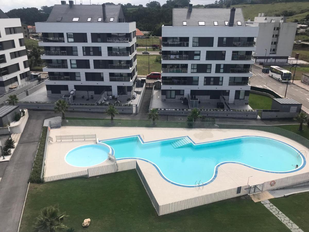 Apartamento Ático Miramar, Luanco Exterior foto